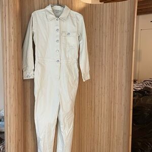 Sandy Liang Cream Jumpsuit